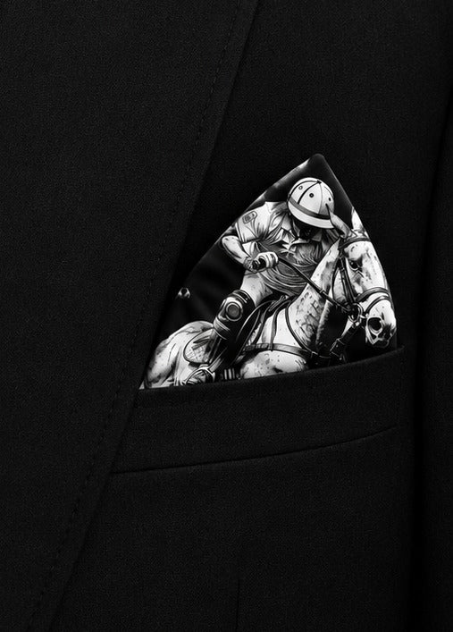 Darwaish Polo Heritage- Premium Silk Pocket Square