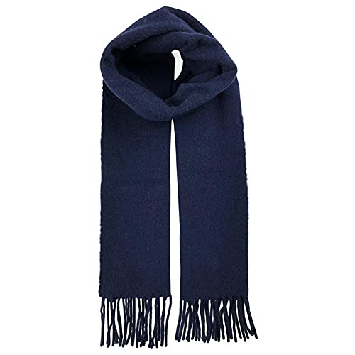 Blue Wool Blended Muffler