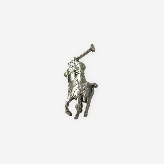 Silver Polo Horse