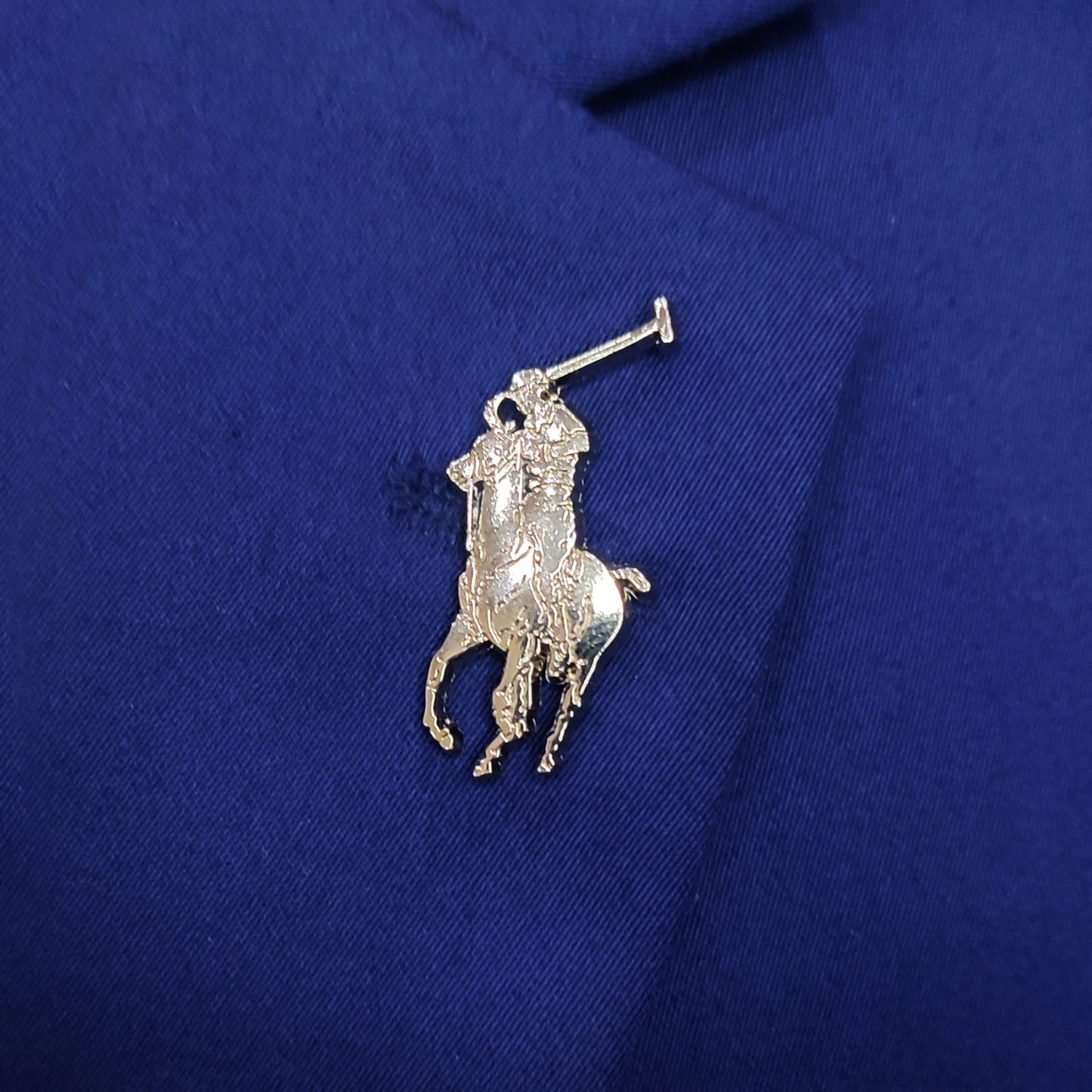 Silver Polo Horse