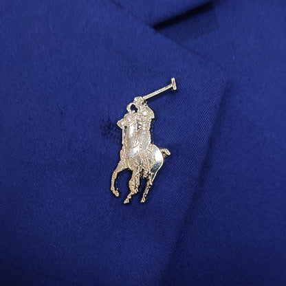 Silver Polo Horse