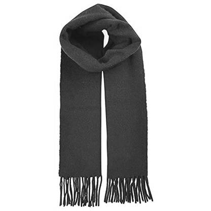 Grey Wool Blended Muffler