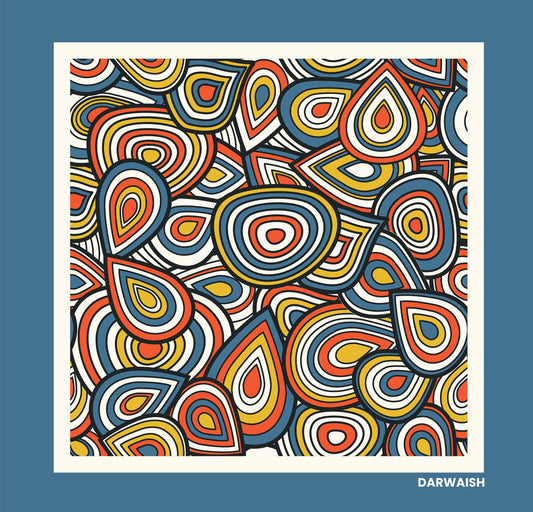 Cerulean Ripple- Premium Silk Pocket square