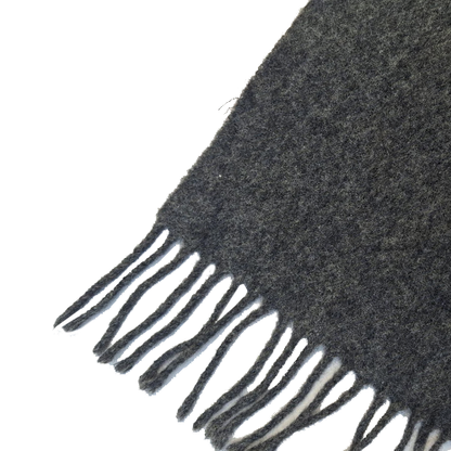Grey Wool Blended Muffler