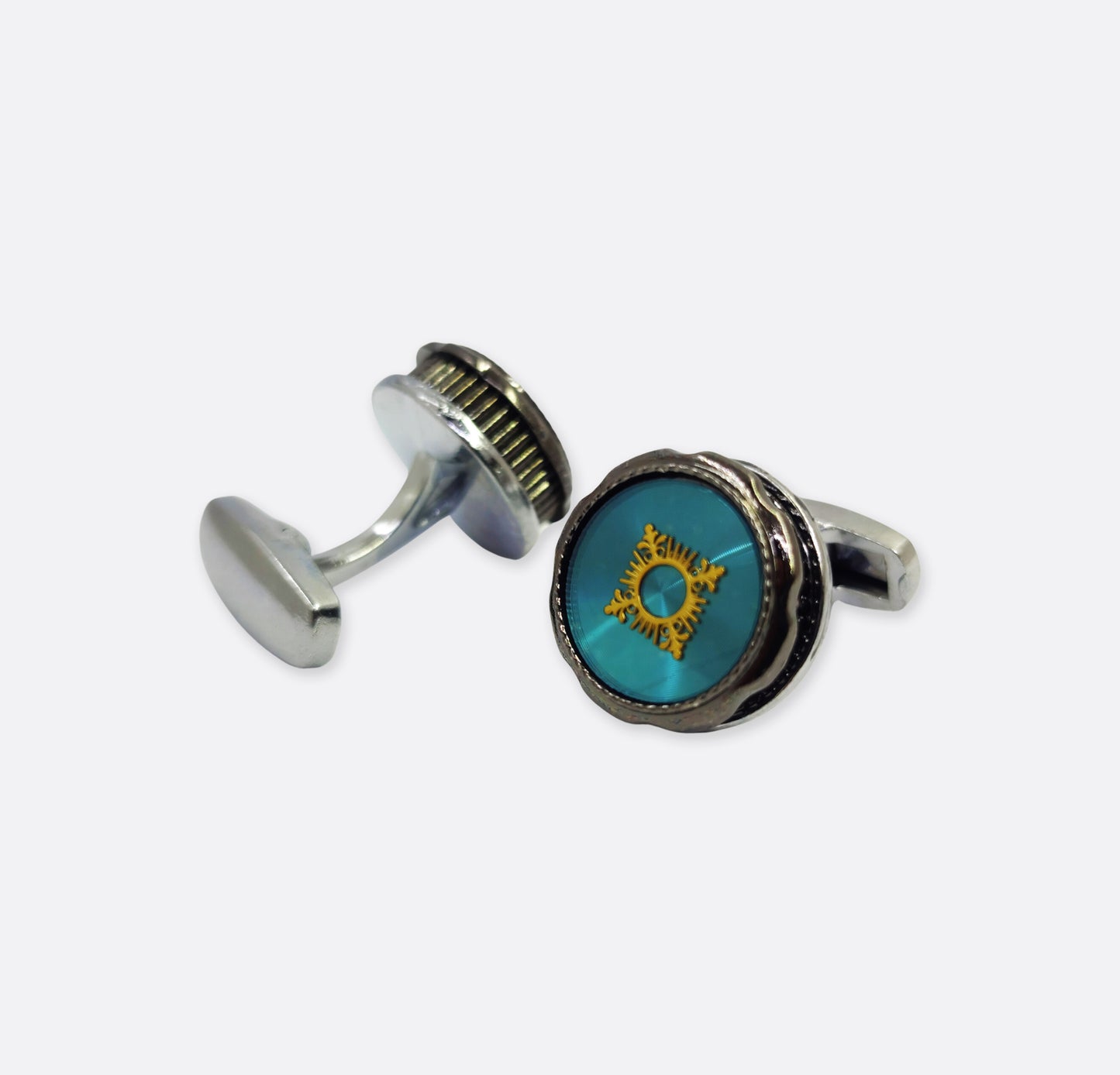 Green Prism Cufflinks