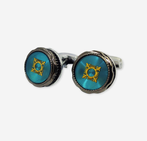 Green Prism Cufflinks