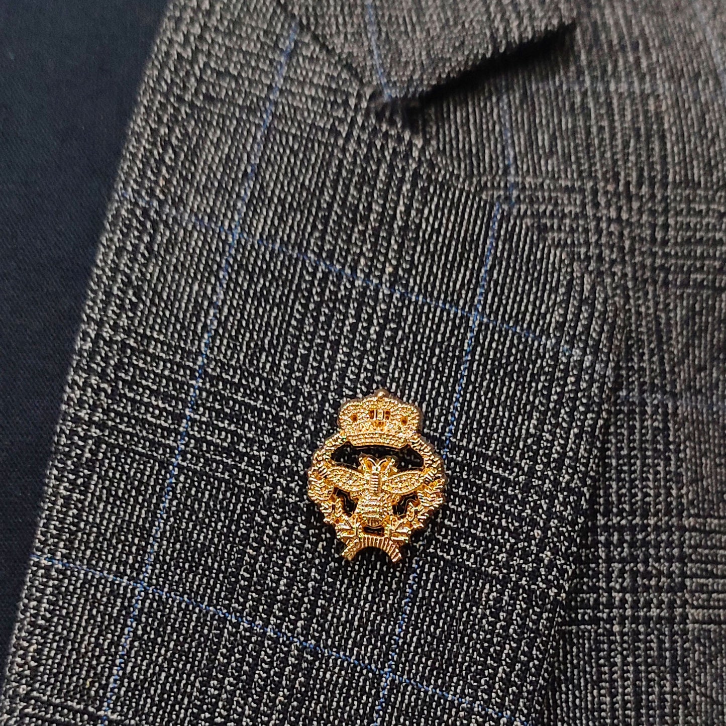 Golden crown bee