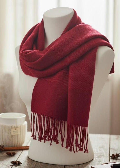 Mehroon Wool Blended Muffler*