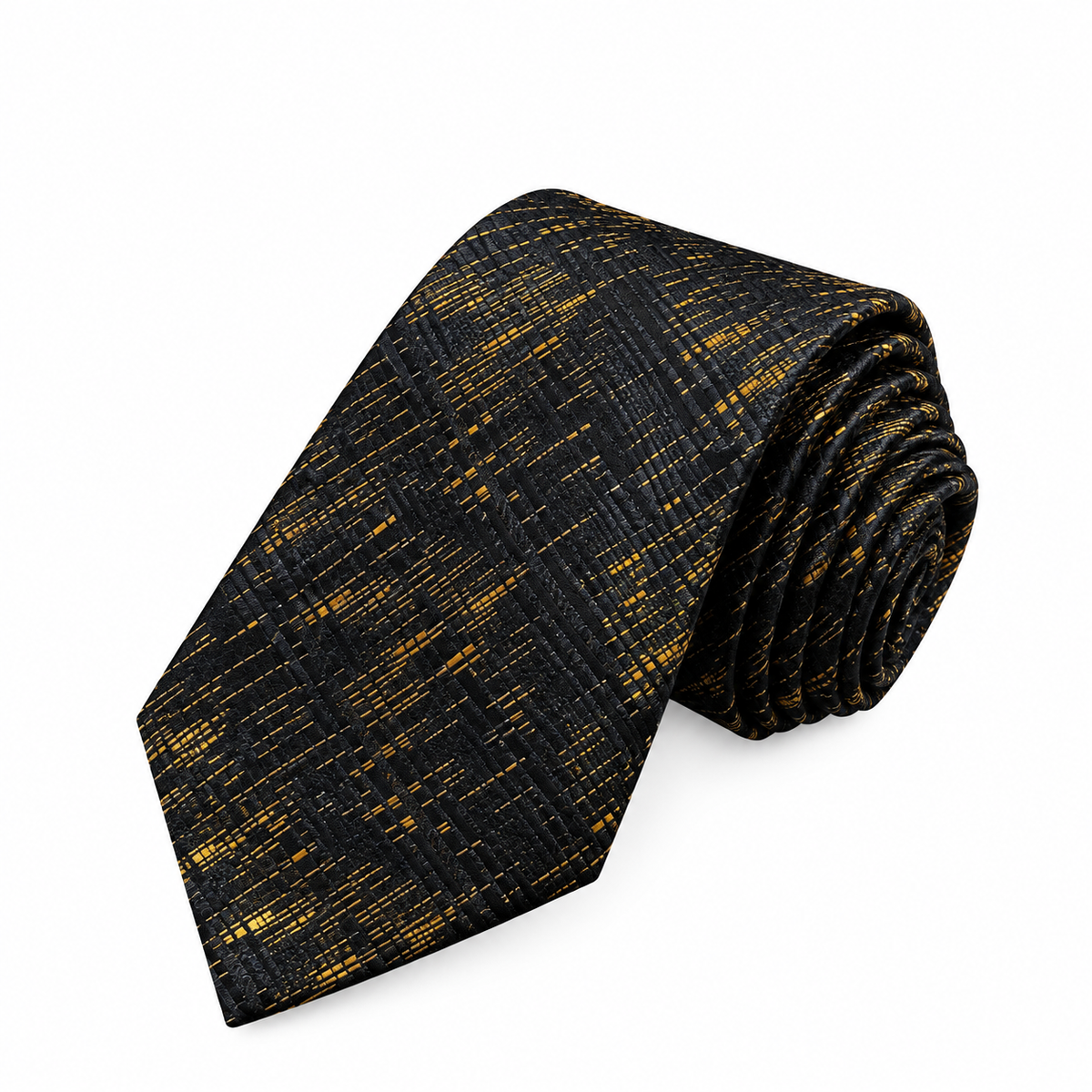 Black and Gold Premium Tie