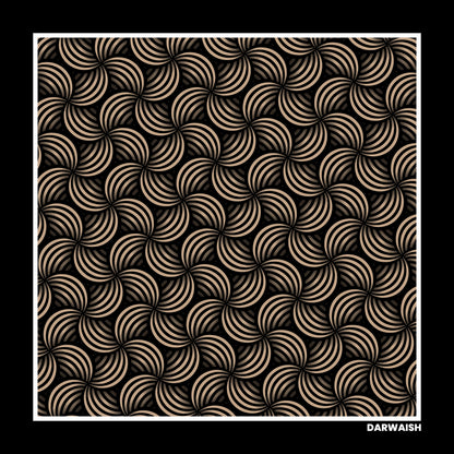 Obsidian Flow- Premium Silk Pocket Square