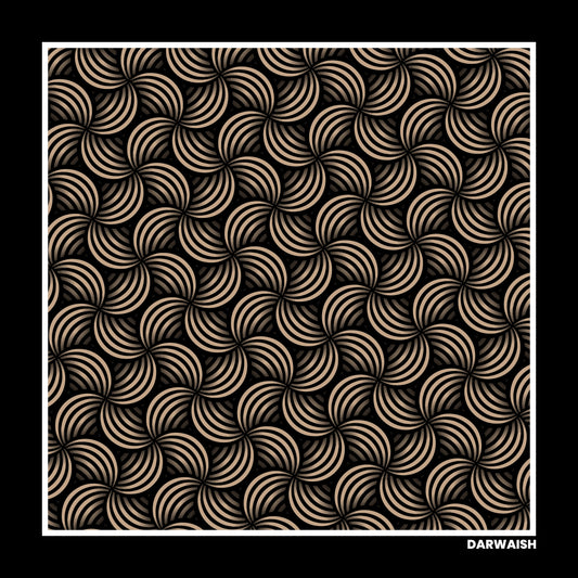 Obsidian Flow- Premium Silk Pocket Square