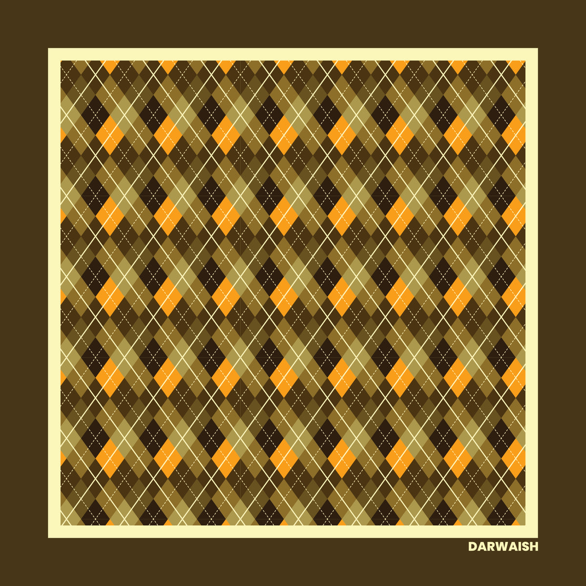Amber Highlands- Premium Silk Pocket Square