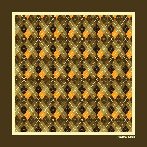 Amber Highlands- Premium Silk Pocket Square