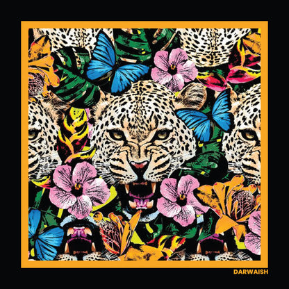 Leopard Royale- Premium Silk Pocket Square