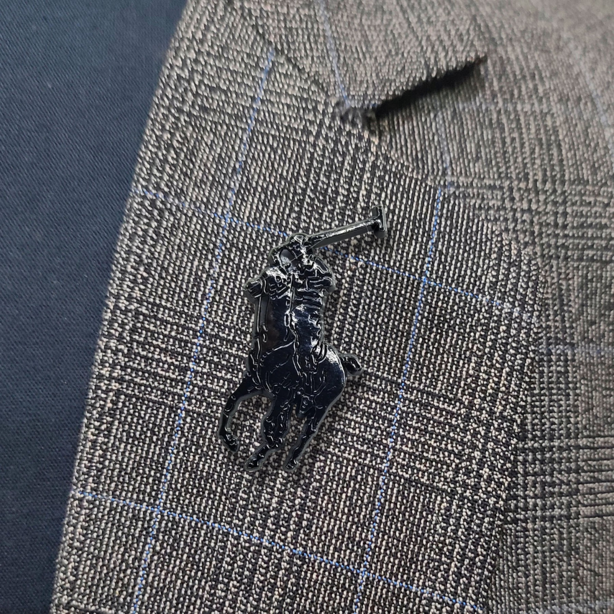 Black Polo  Horse