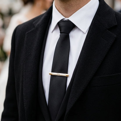 silver & Golden Designed Tie pin