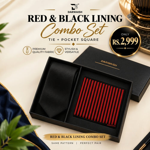 Red & Black Lining