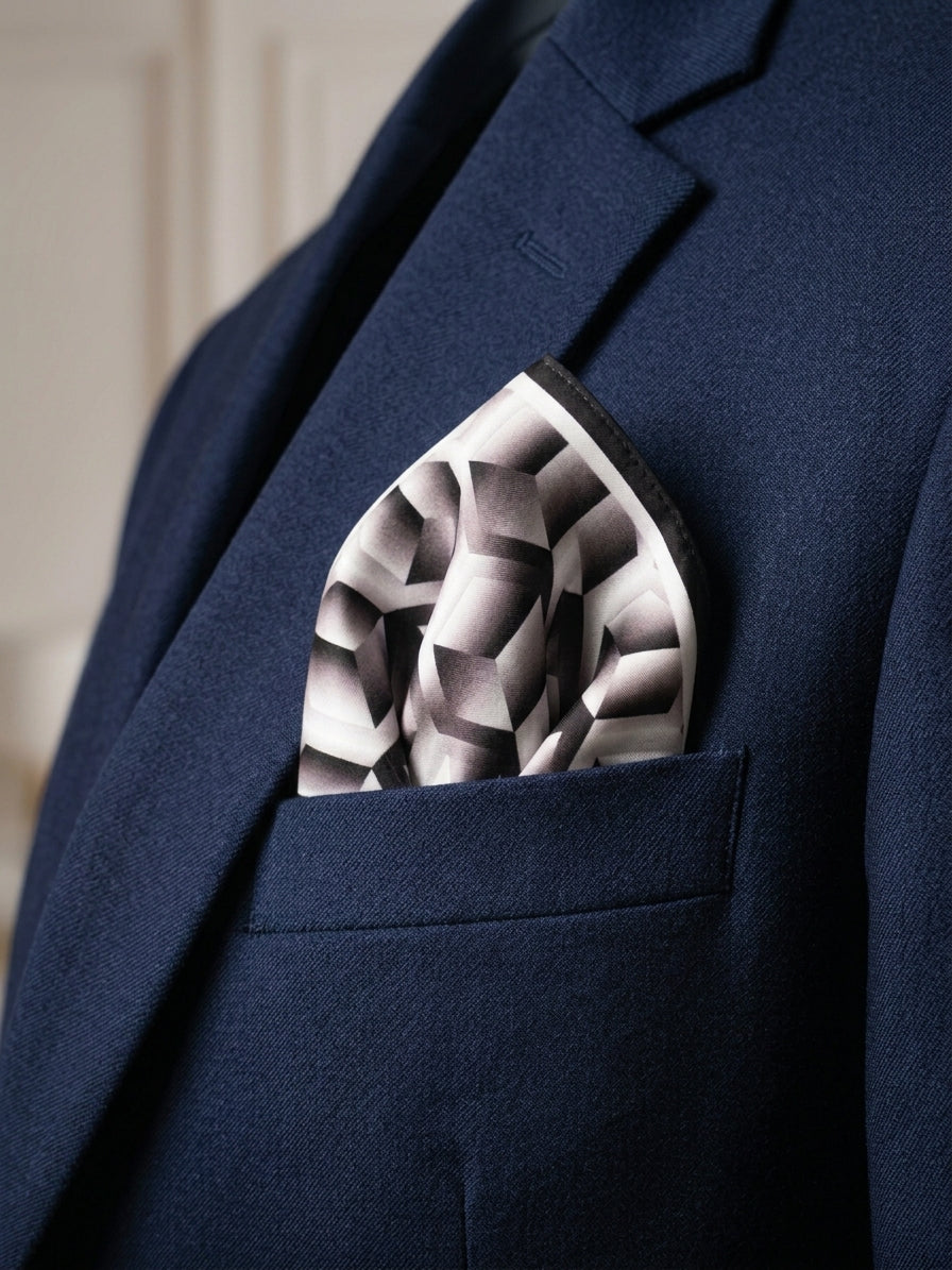 Savanna Gaze-Premium Silk Pocket Square