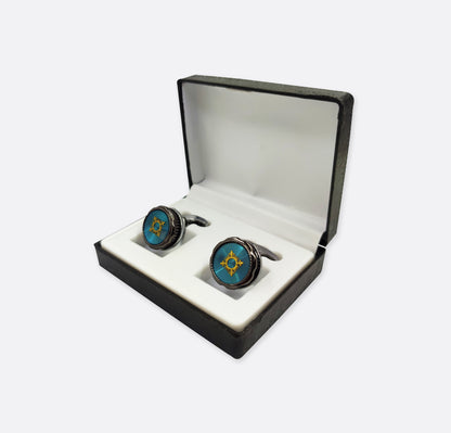 Green Prism Cufflinks