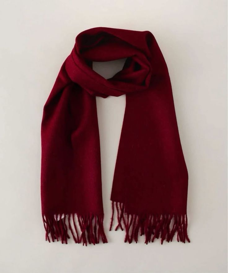 Mehroon Wool Blended Muffler*