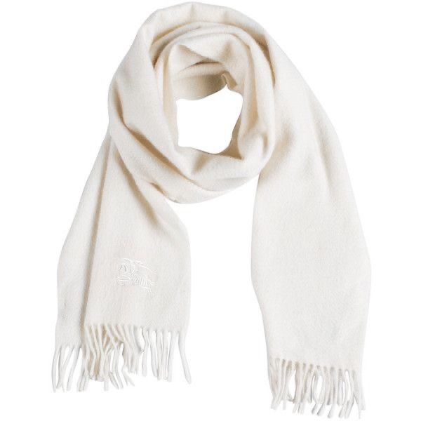 white Wool Blended Muffler*