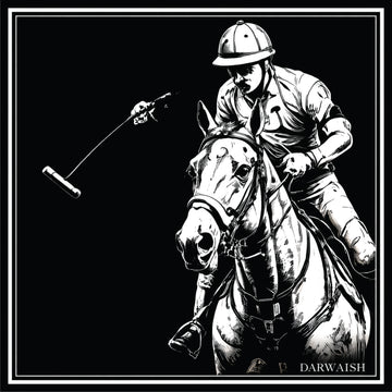 Monochrome Rider Vanguard- Premium Silk Pocket Square